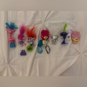 Colorful Trolls Figurine Set